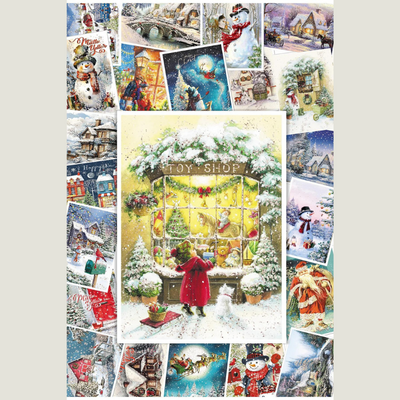 
                    37 Adet Simli Yılbaşı Kartpostal Seti Toptan Satış Yeniyıl Postcard Kardan Adam Noel Baba
                    