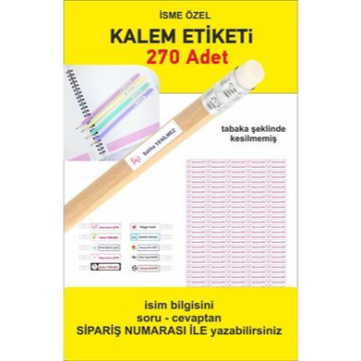  
Okul Kalem Etiketi Sticker
