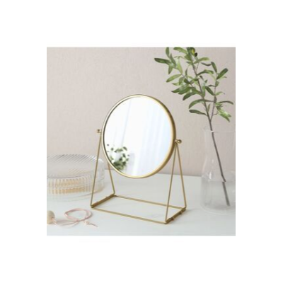  
  Çift Taraflı Büyüteçli Ayna 17cm Çap Ayaklı
