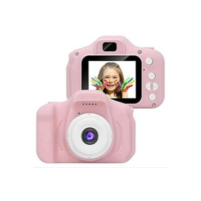 Mavi Dijital Fotoğraf Makinesi Çocuk Mini 1080p Hd Kamera Selfie
