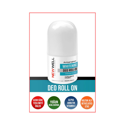 
          New Well Ter Önleyici Beyazlatıcı Roll-on 50 ml
          