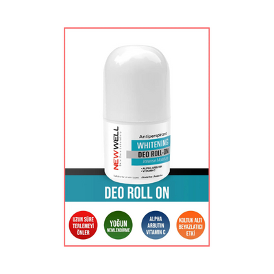 
          New Well Ter Önleyici Beyazlatıcı Roll-on 50 ml
          