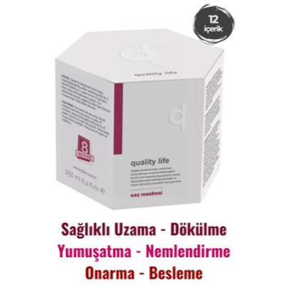  
  Quality Life Saç Maskesi Aşırı Yıpranmış ve Kuru Saçlar