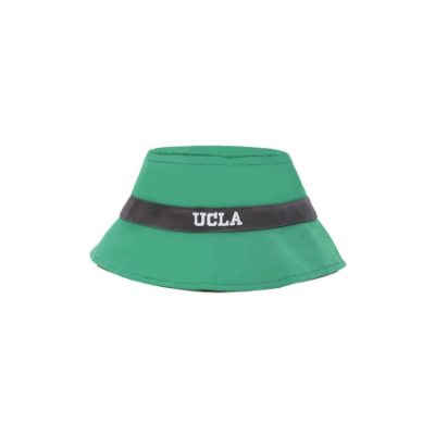 Yeşil Bucket Su İtici Özellikli Nakışlı Unisex Şapka
