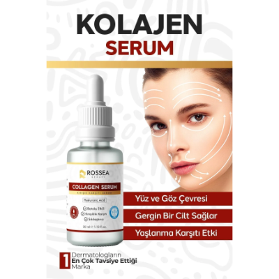 rosseam beauty Botox Etkili Gözenek Sıkılaştırıcı Kolajen Serum 30 ml