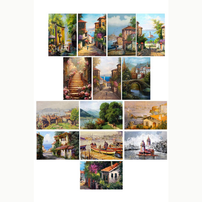  
                Türk Ressamlar Temalı Kartpostal Seti (10x15 cm 14 Adet)
                