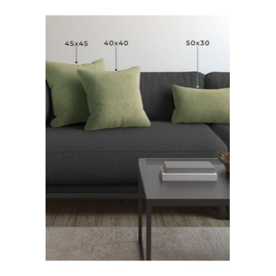  
  Soft Series Çağla Yeşil Kırlent Yastık Kılıfı