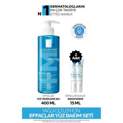  
La Roche Posay Yağlı ve Sivilceye Eğilim Gösteren Ciltler için Effaclar Yüz Bakım Seti