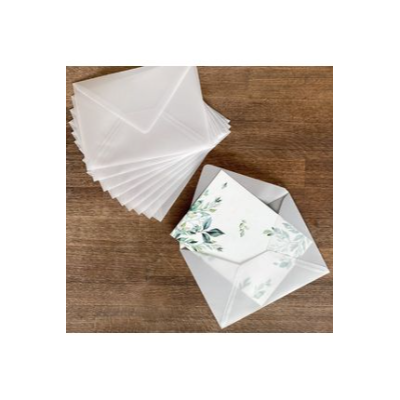 Beyaz Transparan Zarf 13x18cm 10 Adet
